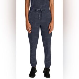 Healing Hands Scrubs Taste Joggers Women Sm Camo Pants 5 Pocket Moister Wicking